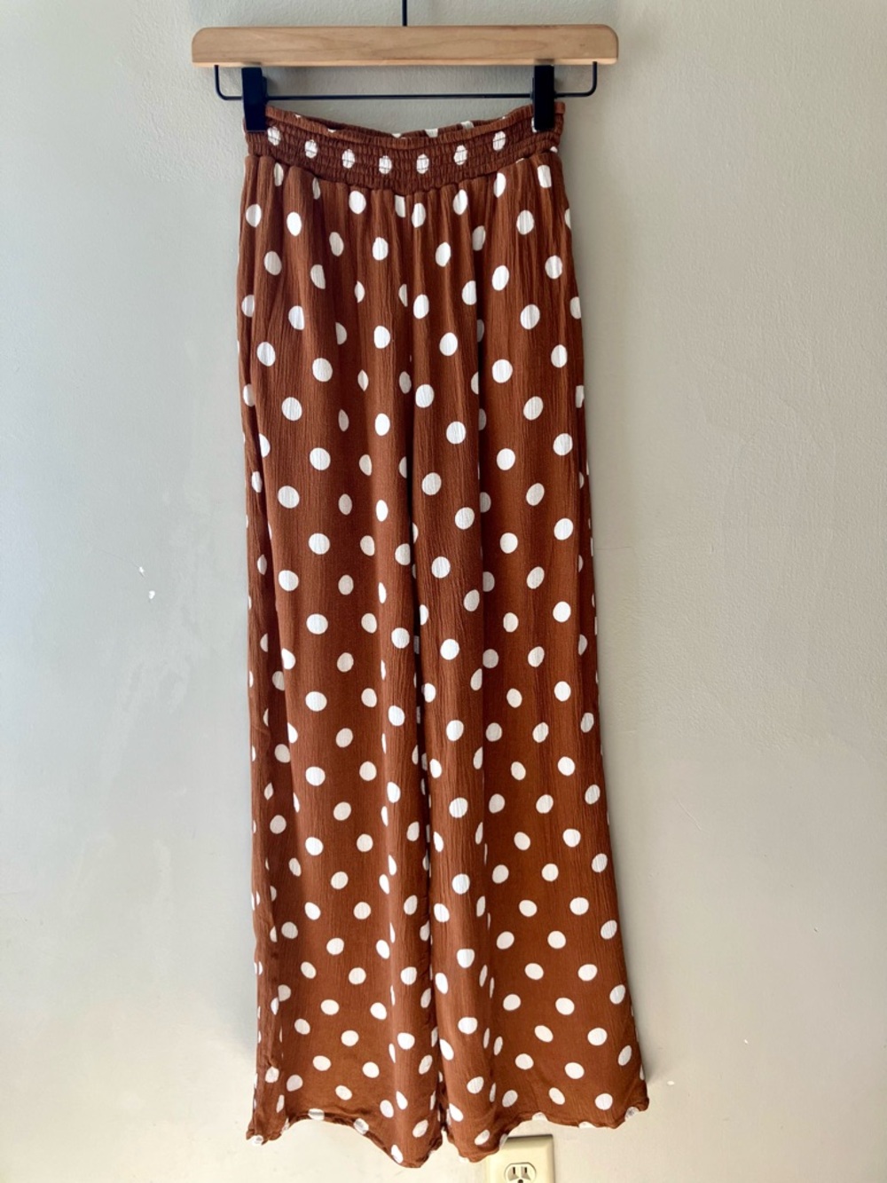 FOREVER 21 Polka Dot Wide Leg Pants - Picture 2 of 7